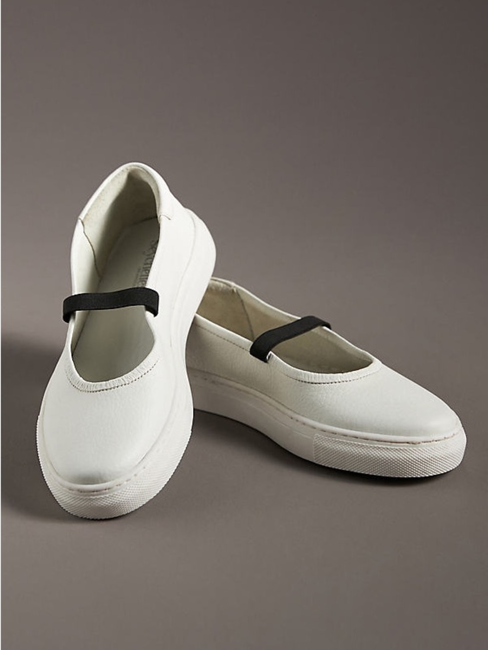 Seychelles Moon Child White Leather Mary Jane Sneaker Flats Size 8.5